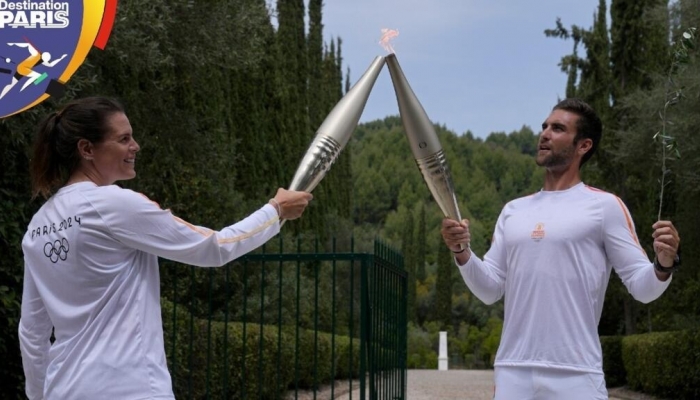 حمل مشعل المپیک ۲۰۲۴ پاریس از یونان آغاز شد
