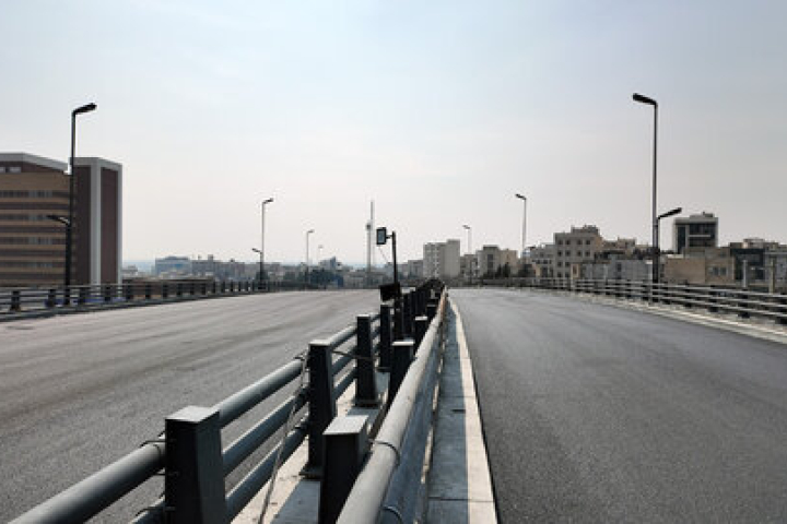 پل شهدای غزه به روش مکانیزه روکش آسفالت شد پل شهدای غزه به روش مکانیزه روکش آسفالت شد