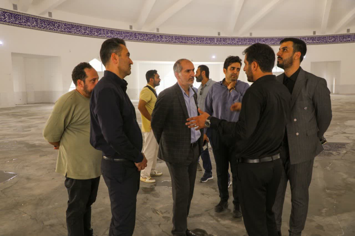 شبستان مصلای بزرگ شهر در آستانه بهرهبرداری قرار گرفت شبستان مصلای بزرگ شهر در آستانه بهرهبرداری قرار گرفت